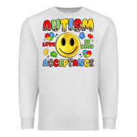 Oatmeal Heather autism acceptance Premium Sweatshirt - JahusDesignShop