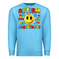 Ocean Blue autism acceptance Premium Sweatshirt - JahusDesignShop