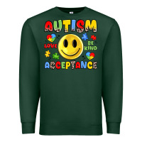 Sports Green autism acceptance Premium Sweatshirt - JahusDesignShop