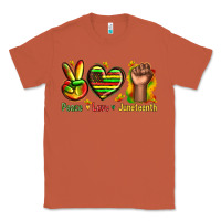 Copper peace love juneteenth Classic Tee - texasbilliewilder