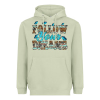 Matcha follow your dreams Heavyweight Hoodie - HRA Design Shop