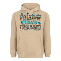 Mushroom follow your dreams Heavyweight Hoodie - HRA Design Shop