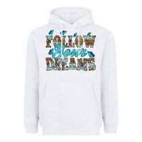 White follow your dreams Heavyweight Hoodie - HRA Design Shop