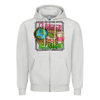 Dove Grey teacher assistant Zipper Hoodie - texasbilliewilder
