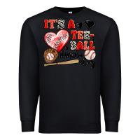 Black it's a tee ball kinda day Premium Sweatshirt - JahusDesignShop