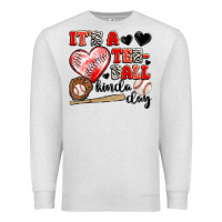 Oatmeal Heather it's a tee ball kinda day Premium Sweatshirt - JahusDesignShop