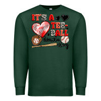 Sports Green it's a tee ball kinda day Premium Sweatshirt - JahusDesignShop