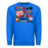 True Royal it's a tee ball kinda day Premium Sweatshirt - JahusDesignShop