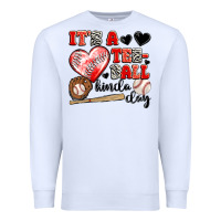 White it's a tee ball kinda day Premium Sweatshirt - JahusDesignShop