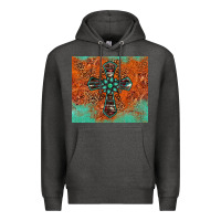 Charcoal Heather western cross tumbler Premium Hoodie - Jasminsmagicworld