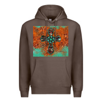 Coffee western cross tumbler Premium Hoodie - Jasminsmagicworld