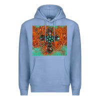 Colony Blue western cross tumbler Premium Hoodie - Jasminsmagicworld
