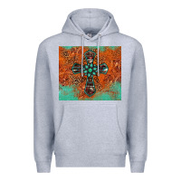 Heather Grey western cross tumbler Premium Hoodie - Jasminsmagicworld
