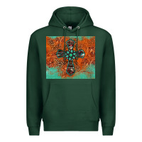 Sports Green western cross tumbler Premium Hoodie - Jasminsmagicworld