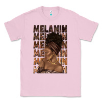 Bubblegum Pink melanin melanin melanin with afro girl Classic Tee - texasbilliewilder