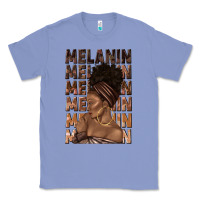 Colony Blue melanin melanin melanin with afro girl Classic Tee - texasbilliewilder