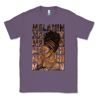Lavender melanin melanin melanin with afro girl Classic Tee - texasbilliewilder