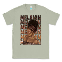Matcha melanin melanin melanin with afro girl Classic Tee - texasbilliewilder