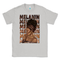 Moon Dust melanin melanin melanin with afro girl Classic Tee - texasbilliewilder
