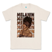 Natural melanin melanin melanin with afro girl Classic Tee - texasbilliewilder