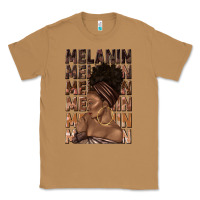 Toasted Coconut melanin melanin melanin with afro girl Classic Tee - texasbilliewilder