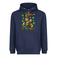Navy Happy st. patricks day Heavyweight Hoodie - Neo Western
