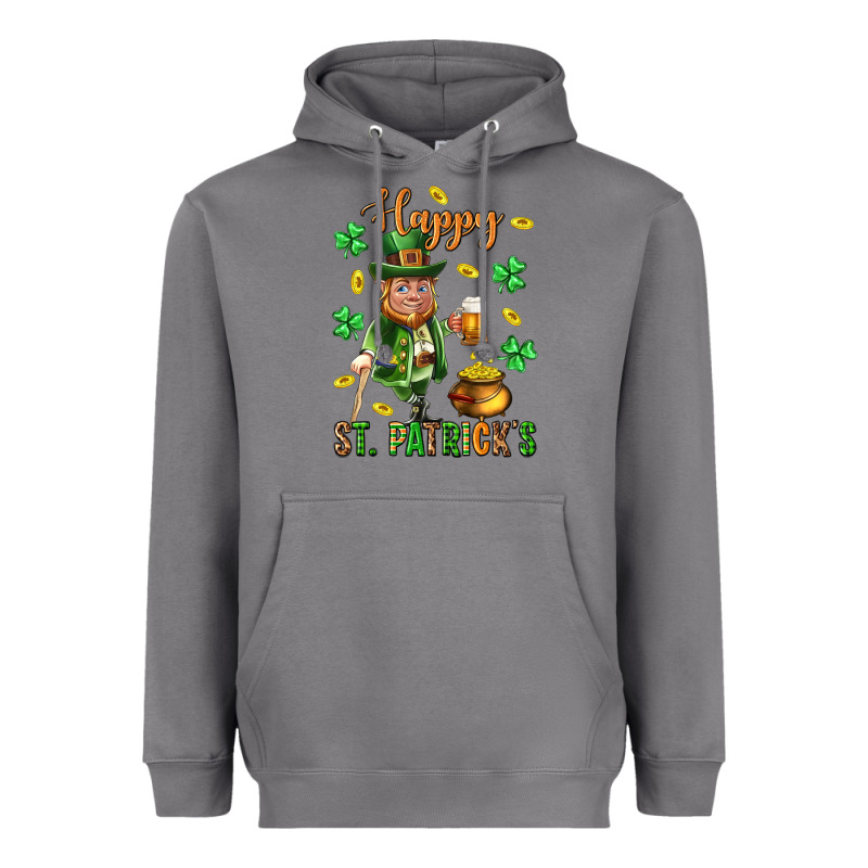 Happy St. Patricks Day Heavyweight Hoodie by Neo Western | Teevron