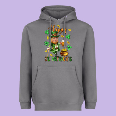 Happy St. Patricks Day Heavyweight Hoodie Designed By Neo Western