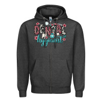 Charcoal Heather dental hygienist Zipper Hoodie - Zillion Design Studio