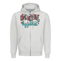 Dove Grey dental hygienist Zipper Hoodie - Zillion Design Studio