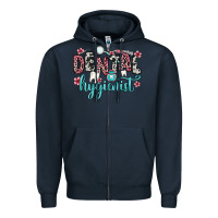 Navy dental hygienist Zipper Hoodie - Zillion Design Studio