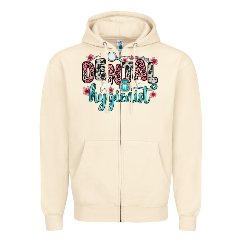 Dental Hygienist Zipper Hoodie by Zillion Design Studio | Teevron