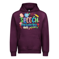 Mauve Wine speech pathologist Urban Hoodie - MaliasSmallBusiness