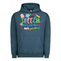 Pigment Midnight Navy speech pathologist Urban Hoodie - MaliasSmallBusiness