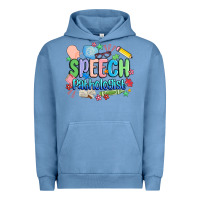 Pigment Pebble Blue speech pathologist Urban Hoodie - MaliasSmallBusiness