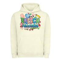 Pigment Pistachio speech pathologist Urban Hoodie - MaliasSmallBusiness