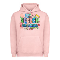 Pigment Salmon speech pathologist Urban Hoodie - MaliasSmallBusiness