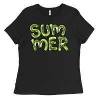Black summer kiwi Ladies Tee - BarkalooDesign