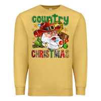 Antique Gold Country Christmas Premium Sweatshirt - BundleAndBundleShop