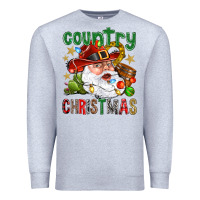 Heather Grey Country Christmas Premium Sweatshirt - BundleAndBundleShop