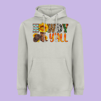 Howdy Y All Heavyweight Hoodie Designed By Hra Design Shop
