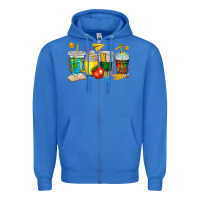 True Royal teacher coffee cups tbw Zipper Hoodie - texasbilliewilder