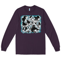 Plum cowhide glitter tooled leather background Long Sleeve Tee - RanaPortraitStore