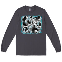 Smoke cowhide glitter tooled leather background Long Sleeve Tee - RanaPortraitStore