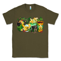 Army Green monkey coffee cups Classic Tee - Zillion Design Studio