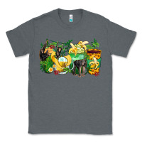 Charcoal Heather monkey coffee cups Classic Tee - Zillion Design Studio