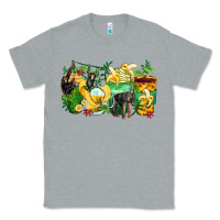 Heather Grey monkey coffee cups Classic Tee - Zillion Design Studio