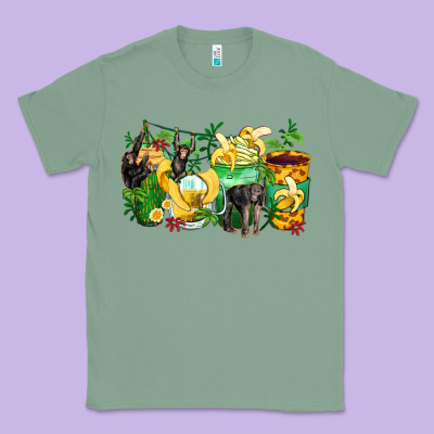 Classic Tee monkey coffee cups