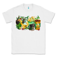 White monkey coffee cups Classic Tee - Zillion Design Studio