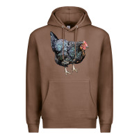 Chestnut jersey giant chicken Premium Hoodie - LillyAllenDesigns
